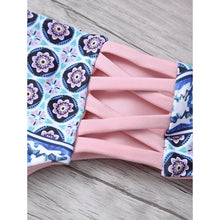 Load image into Gallery viewer, V-Neck Bandage Bikini Set