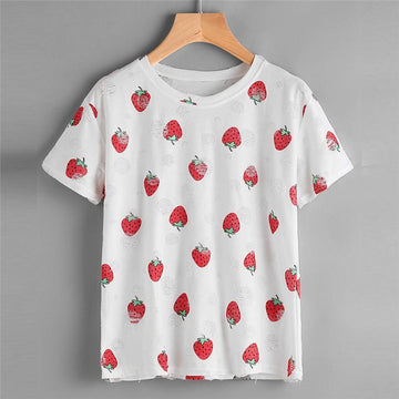 Beat-Up Strawberry T-Shirt