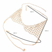 Load image into Gallery viewer, Sexy Crystal Chain Bra