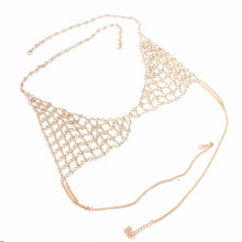 Load image into Gallery viewer, Sexy Crystal Chain Bra