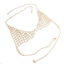 Load image into Gallery viewer, Sexy Crystal Chain Bra