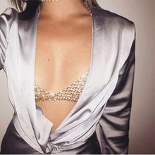 Load image into Gallery viewer, Sexy Crystal Chain Bra