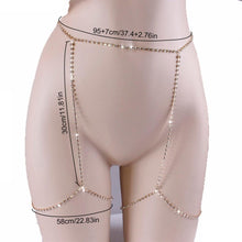 Load image into Gallery viewer, Sexy Crystal Leg Chains (2 Colors)