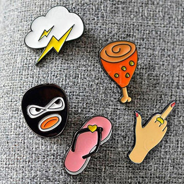 Cartoon Brooches (5 Styles)