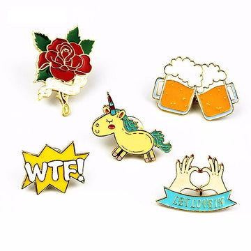 Cartoon Brooches (5 Styles)