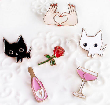 Cartoon Brooches (6 Styles)