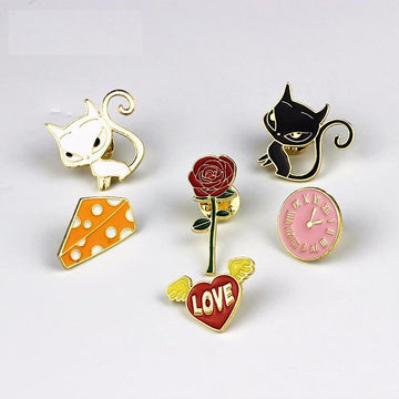 Cartoon Brooches (6 Styles)