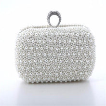 Load image into Gallery viewer, Evening Clutch With Pearls