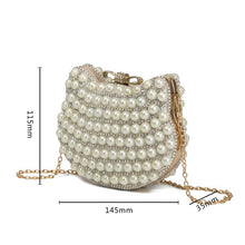 Load image into Gallery viewer, Evening Clutch With Pearls