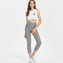 Load image into Gallery viewer, Plaid Elastic Pants