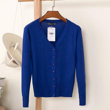 Load image into Gallery viewer, Solid V-Neck Sweater