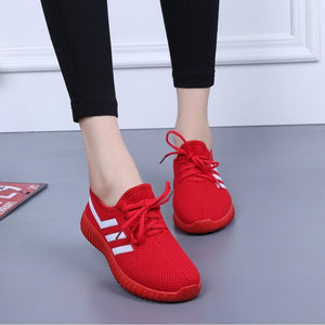 Side Striped Breathable Shoes