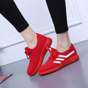 Side Striped Breathable Shoes