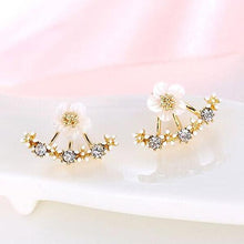 Load image into Gallery viewer, Flower Crystal Earrings (3 Colors)