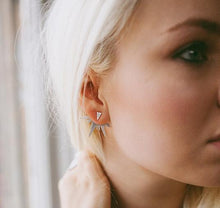 Load image into Gallery viewer, Lightning Stud Earrings