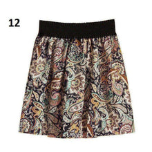 Load image into Gallery viewer, Floral Pleated Mini Skirt