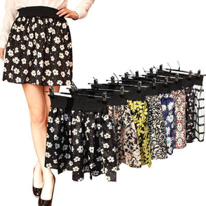 Floral Pleated Mini Skirt