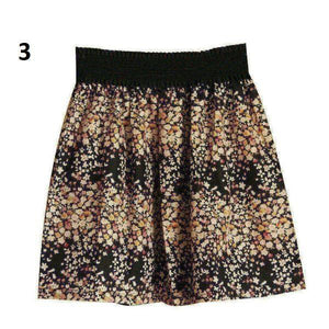 Floral Pleated Mini Skirt