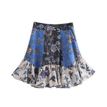 Load image into Gallery viewer, Floral Ruffled Skirt