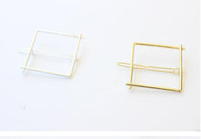 Load image into Gallery viewer, Square Hair Clips (2 Colors)