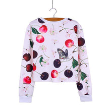 Load image into Gallery viewer, Butterfly Vs. Cherry Cropped Shirt