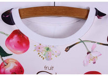 Load image into Gallery viewer, Butterfly Vs. Cherry Cropped Shirt