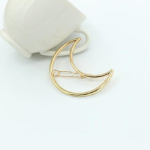 Load image into Gallery viewer, Triangle &amp; Moon Hair Clips (9 Colors and Styles)