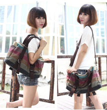 Load image into Gallery viewer, Striped Canvas Bag