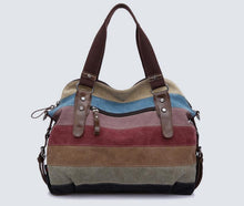 Load image into Gallery viewer, Striped Canvas Bag