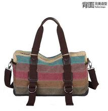 Load image into Gallery viewer, Striped Canvas Bag