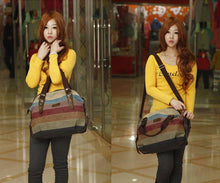 Load image into Gallery viewer, Striped Canvas Bag