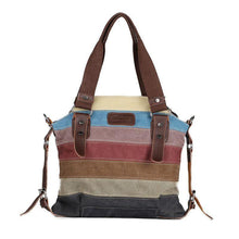 Load image into Gallery viewer, Striped Canvas Bag