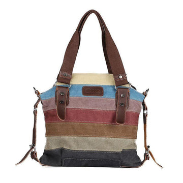 Striped Canvas Bag