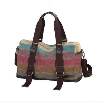 Striped Canvas Bag
