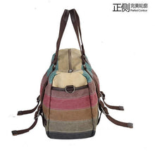 Load image into Gallery viewer, Striped Canvas Bag