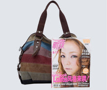 Load image into Gallery viewer, Striped Canvas Bag