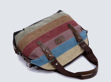 Load image into Gallery viewer, Striped Canvas Bag