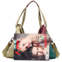 Load image into Gallery viewer, Tricolor Canvas Bag