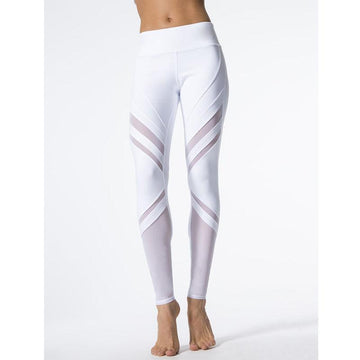 High Waist Patchwork Leggings