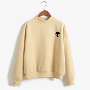 Alien Fleeced Sweatshirt