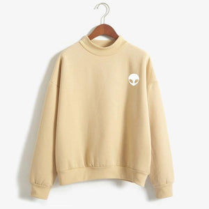 Alien Fleeced Sweatshirt