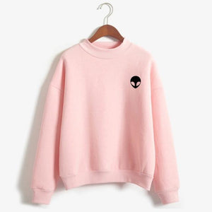 Alien Fleeced Sweatshirt