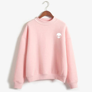 Alien Fleeced Sweatshirt