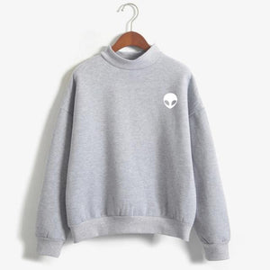 Alien Fleeced Sweatshirt