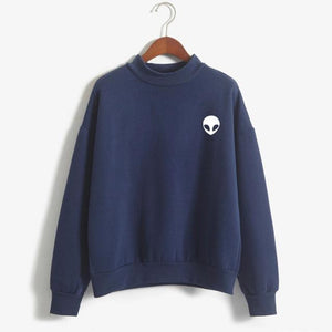 Alien Fleeced Sweatshirt