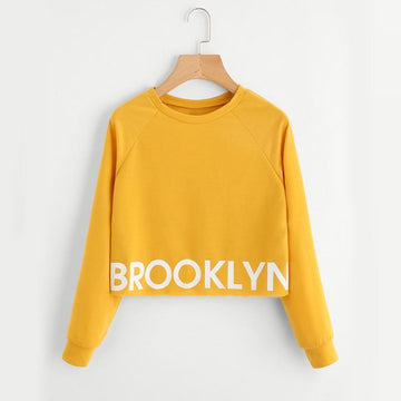 'BROOKLYN' Crop Sweatshirt