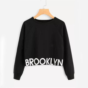 'BROOKLYN' Crop Sweatshirt