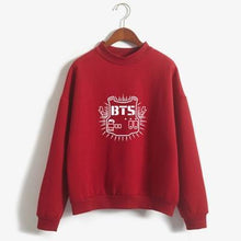 Load image into Gallery viewer, &#39;BTS&#39; Fleeced Sweatshirt
