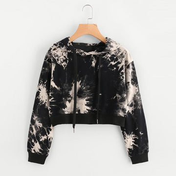 Camouflage Crop Hoodie