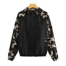 Load image into Gallery viewer, Camouflage Hooded Jacket